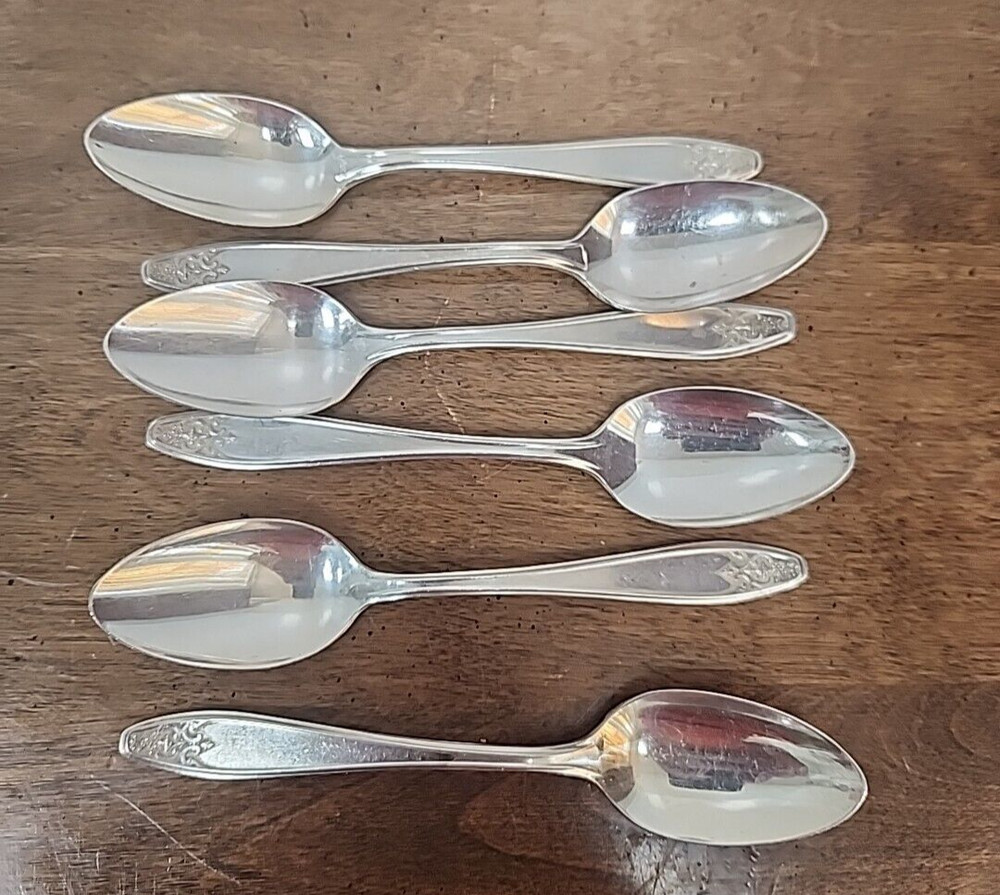 LADY DORIS SET OF SIX 6" SPOONS