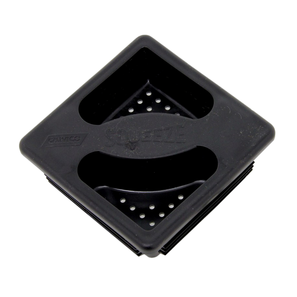 4" Square Bumper Plug End Cap Cover RV Camper Trailer - 2 Pack