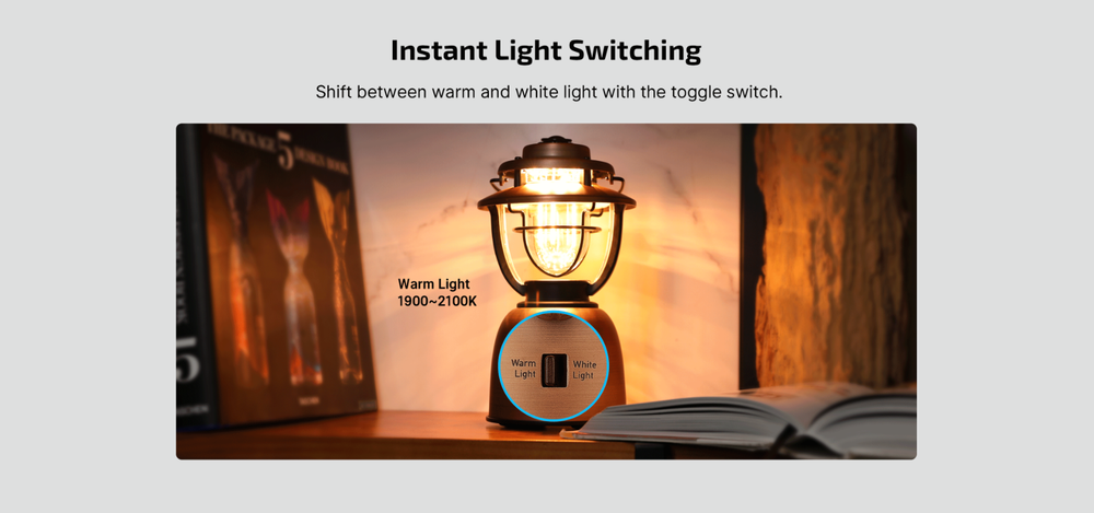 Olight Olantern Stretch Vintage Copper Camping Lamp w/Height Adjustable Head