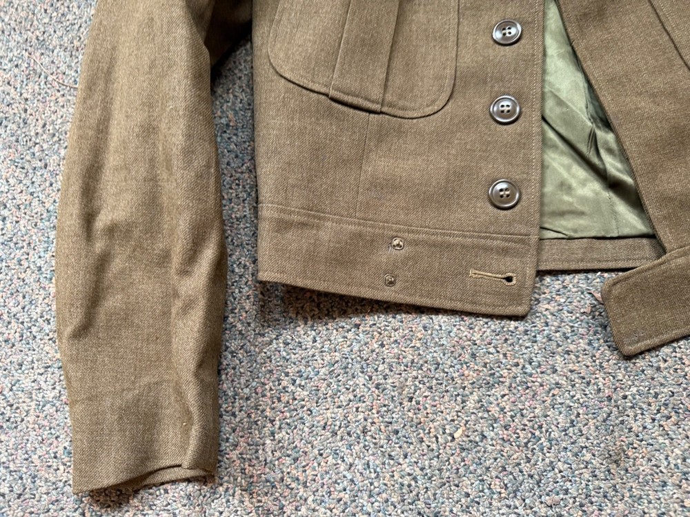 ORIGINAL WWII US ARMY EM NCO M1944 CLASS A IKE JACKET- XSMALL 36R