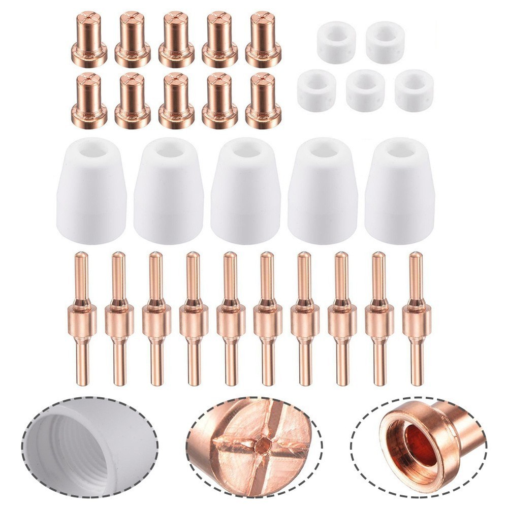 Achieve Consistent Cutting Quality With 30 Piece Plasma Cutter Consumables