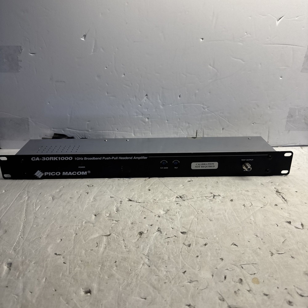 Pico Macom CA-30RK1000 1GHz Bradhead Push Pull Rackmount Distribution Amplifier