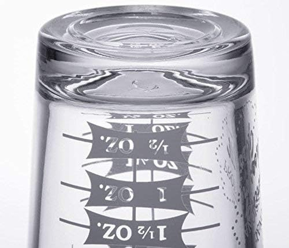 Professional Measuring Glasses, Two - 4 Oz Measuring Glasses (2)