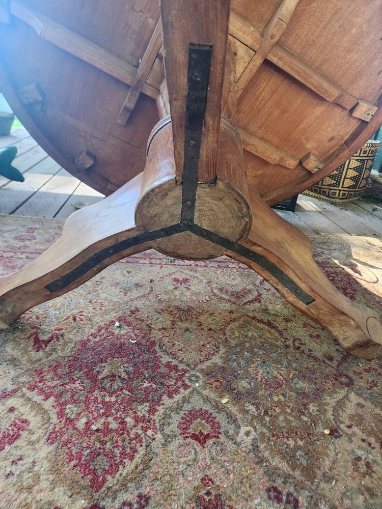 vintage handmade dining table