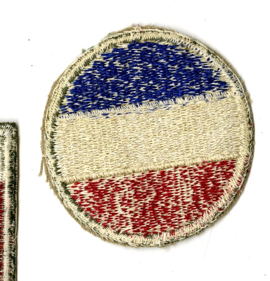 Army Ground Forces White Back Patch WWII Original