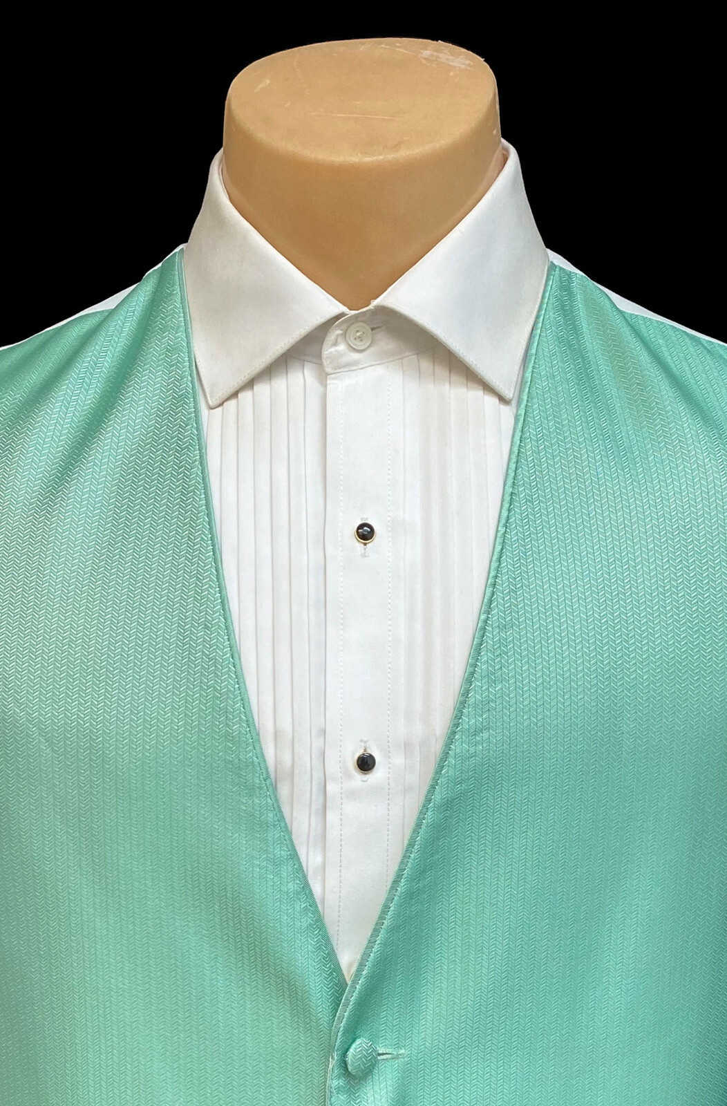 Men's Light Green Tuxedo Vest Cruise Formal Wedding Party Groom Prom XL-Long XLT