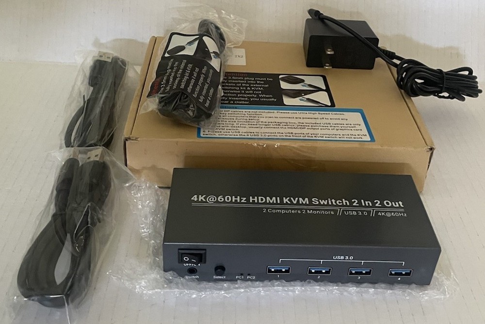 4K HDMI KVM Switch