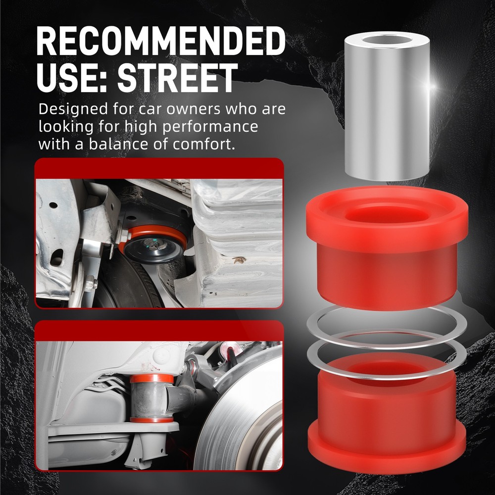 80A Polyurethane Rear Subframe Bushing Kit For BMW E90 E92 E93 325i 335i 328i