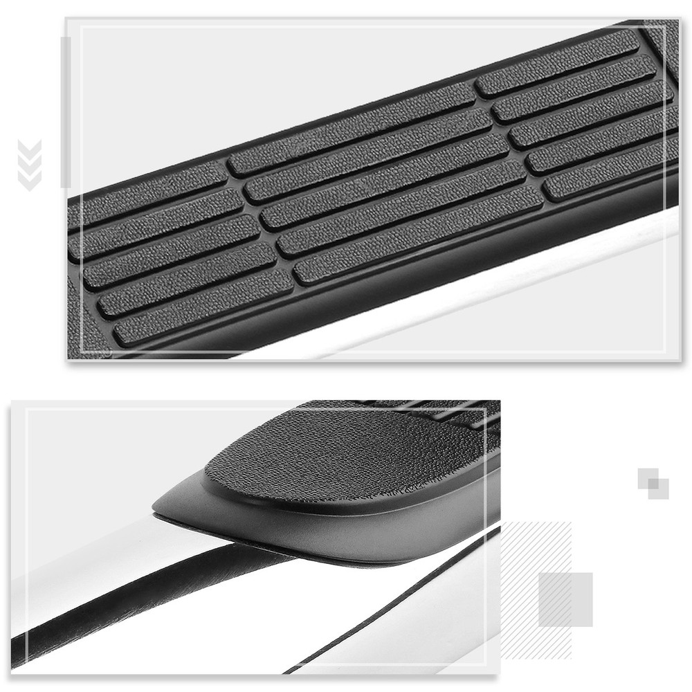 For 00-19 Silverado/Sierra Regular Cab 3"Side Step Nerf Bar Running Board Chrome