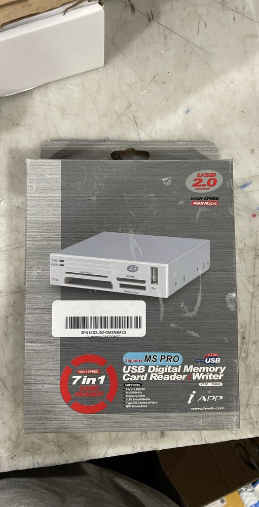 In-Win 7-in-1 USB Digital Memory Card Reader Writer Multi-Format Card Adapter