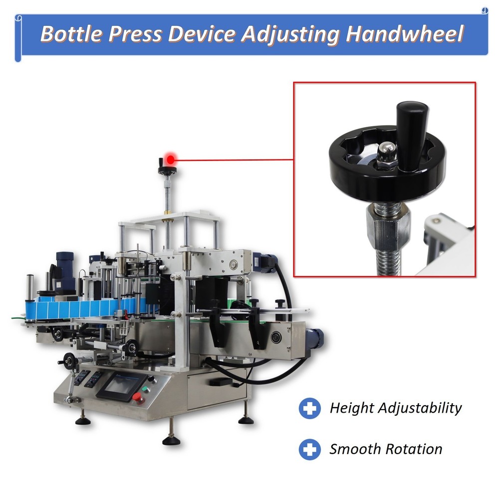 Double Sided Automatic Desktop Labeling Machine 110V Labeller for Various Bottle