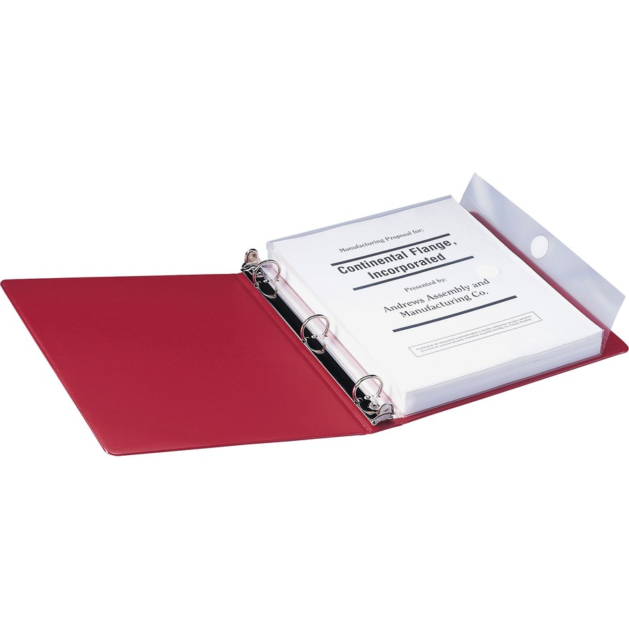 Smead 89500 Clear Poly Three-ring Envelope - Poly - 1 / Pack - Clear (SMD89500)