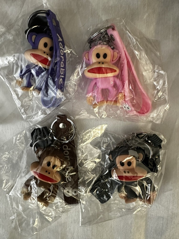 1 Piece Silicone Keychain. Various Assortments. Please Read Description.