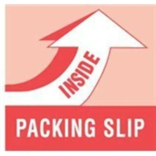 1000 - #DL1180 4x4" "PACKING SLIP INSIDE" Label