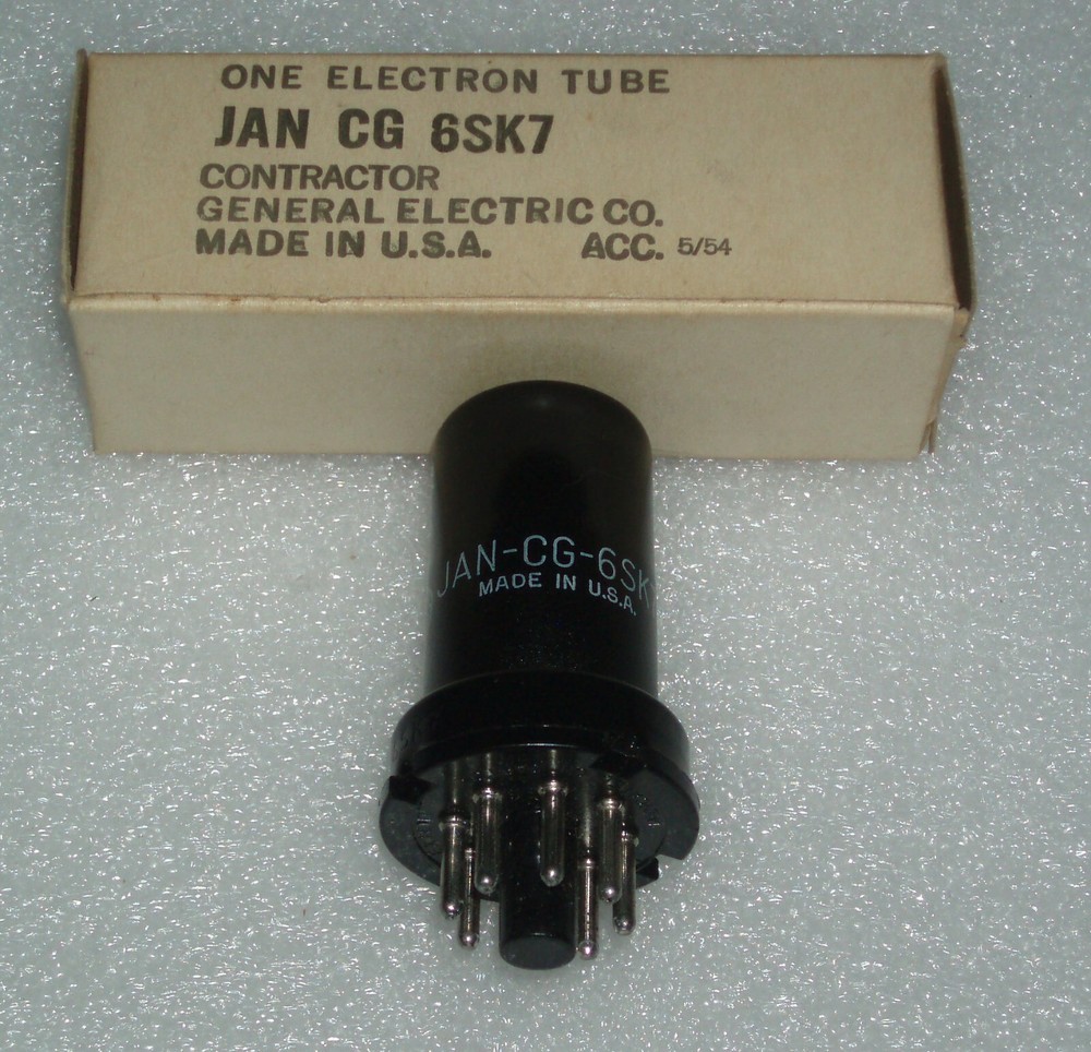 PARASET replica  JAN-CG-6SK7  tube by GE