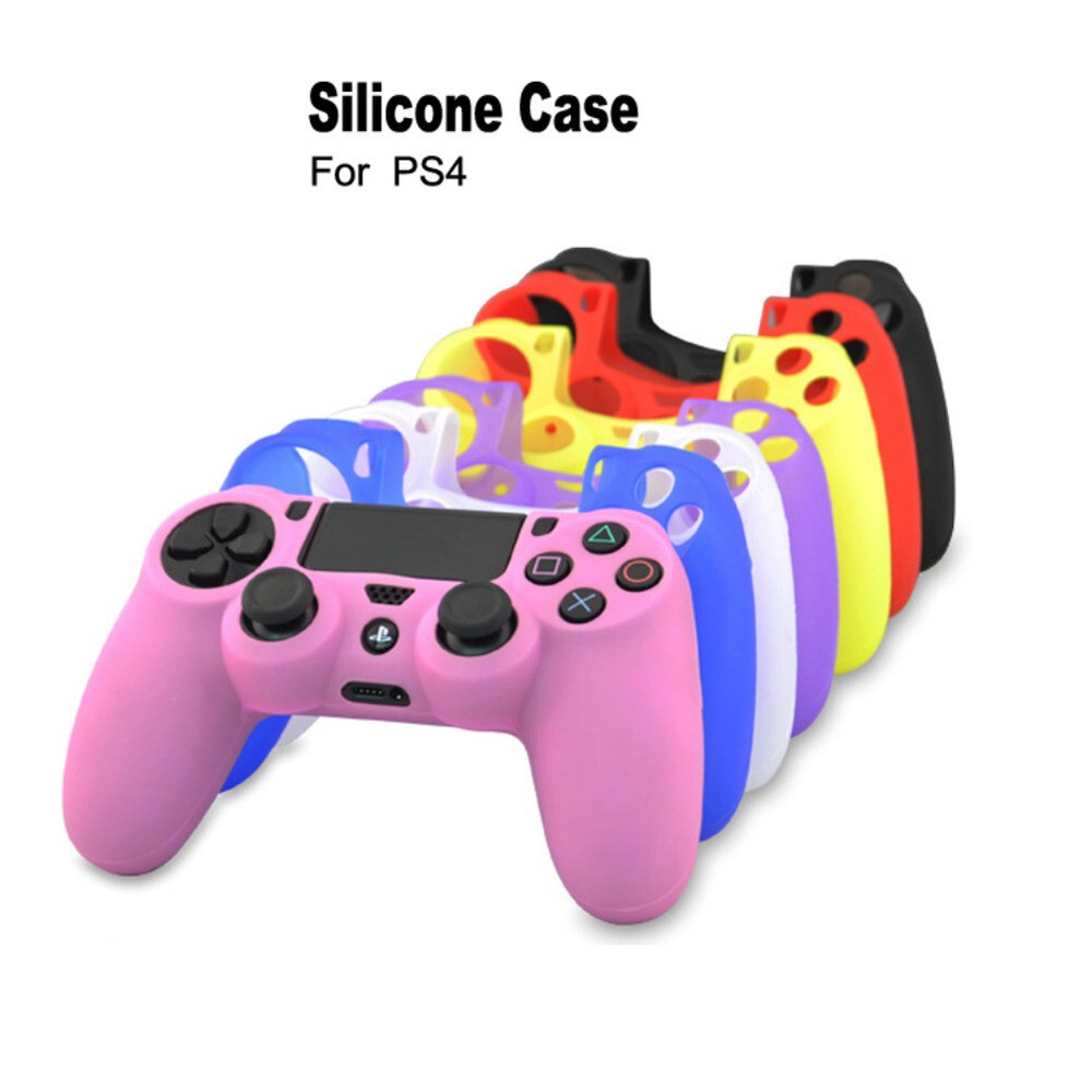Protective Silicone Gel Soft Case Cover for Sony PlayStation 4 PS4 Controller US