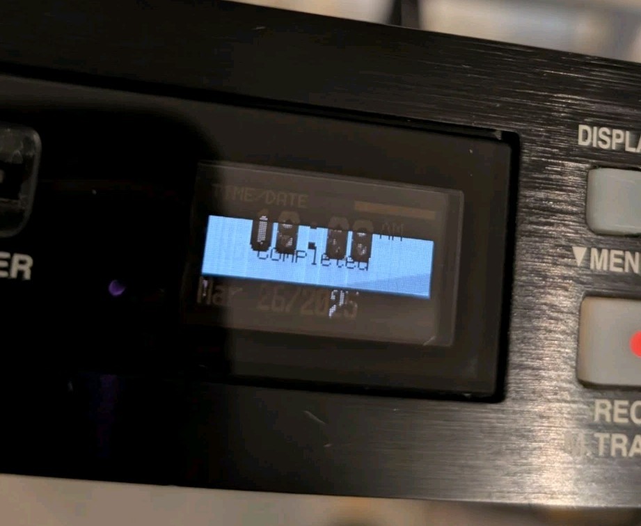 Denon Solid State Recorder DN-F450R Rack Mountable READ SCREEN DISPLAY ISSUES