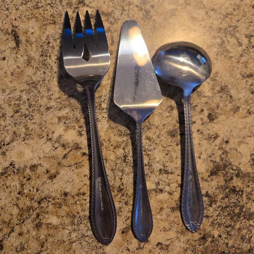 Gibson Home New Wilmington 3pc Serving Set