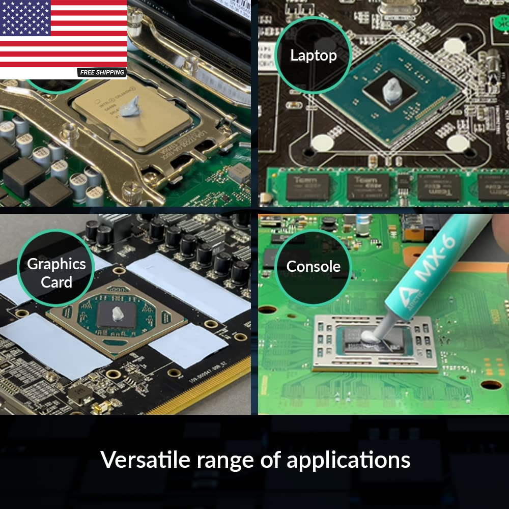MX-6 (4 G, Incl. 6 MX Cleaner) - Ultimate Performance Thermal Paste for CPU, Con