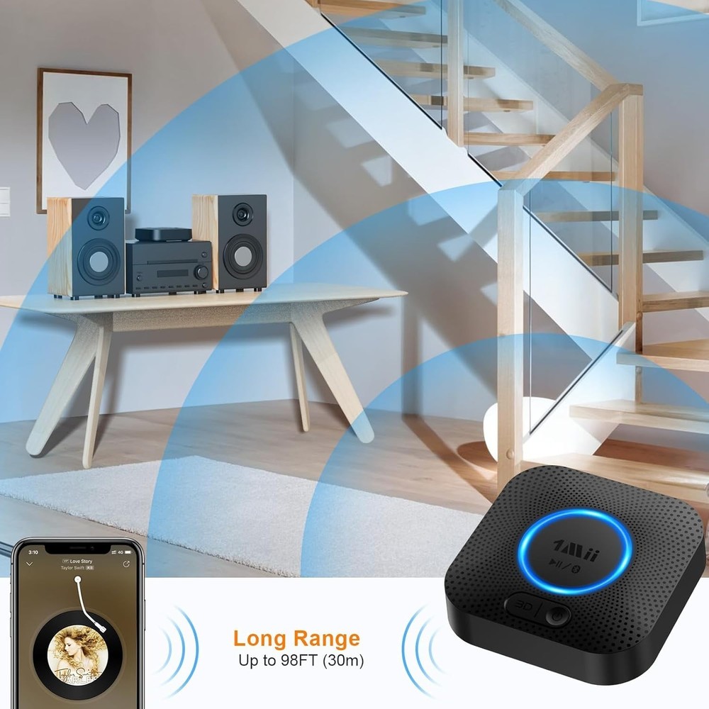 Wireless Audio Adapter - Home Music Streaming, Stereo System
