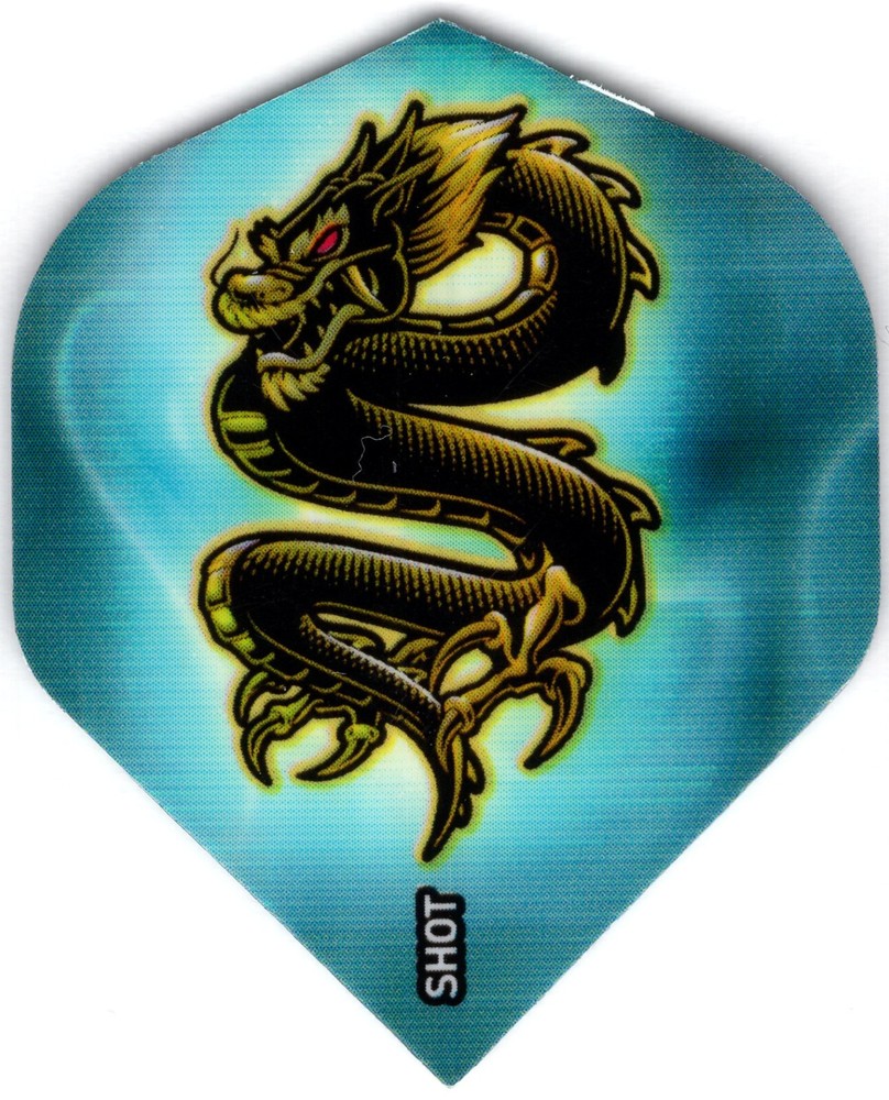 DRAGON TATTOO Dart Flights: 3 per set