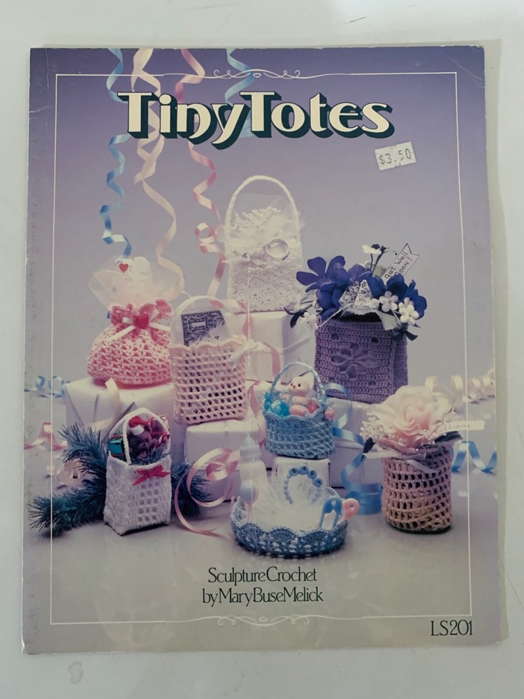 Tiny Totes Sculpture Crochet by Mary Buse Melick LS201