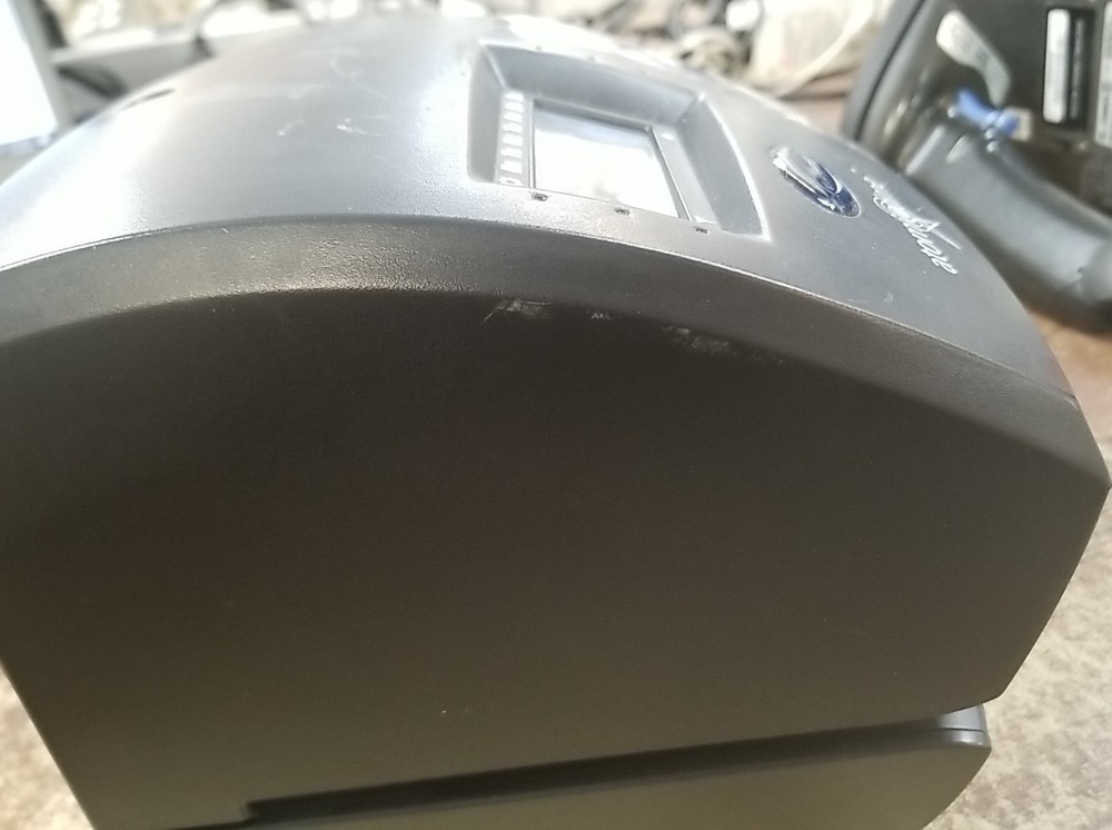 Lathem 1600E True-Align Stamp Work Time Clock with AC Adapter (No Key)