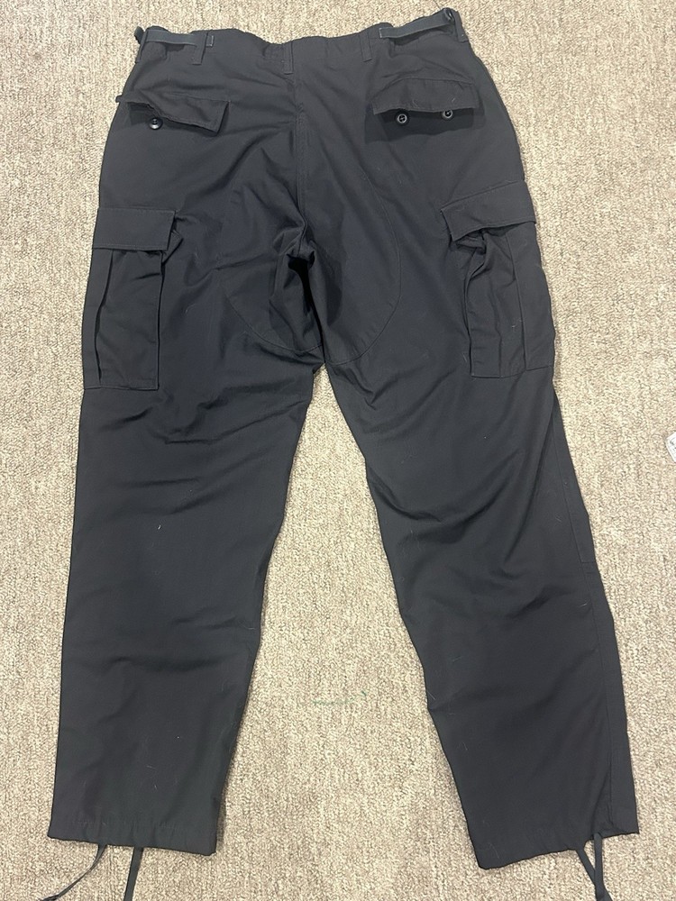 Men's Large-Regular PROPPER Black Ripstop Canvas Tactical Trouser Uniform Pants