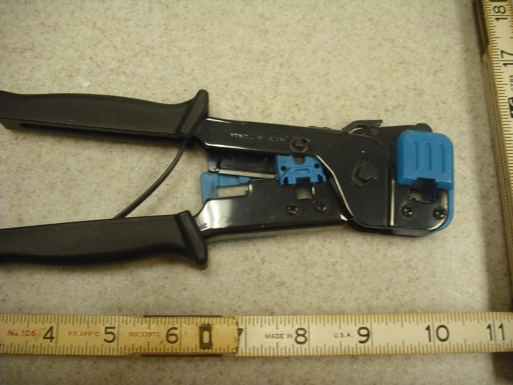 Ideal Telemaster Modular Plug Crimp Tool 30-496 and Type 5 Tool