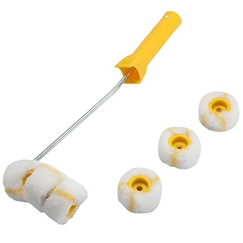 KUPOO with Frame, Pipe Painter Refill, Smart Roller Kit for Pipe Paint Roller