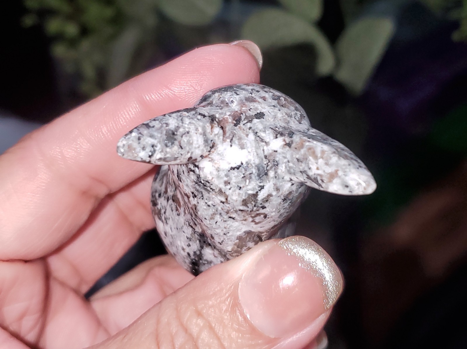 Natural Polished Yooperlite Pikachu Carving 66g