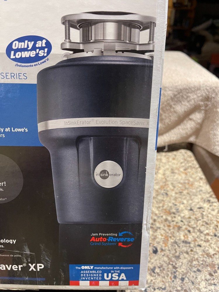 NEW! InSinkErator Evolution XP 3/4 HP Continuous Feed Noise Insulation Disposal