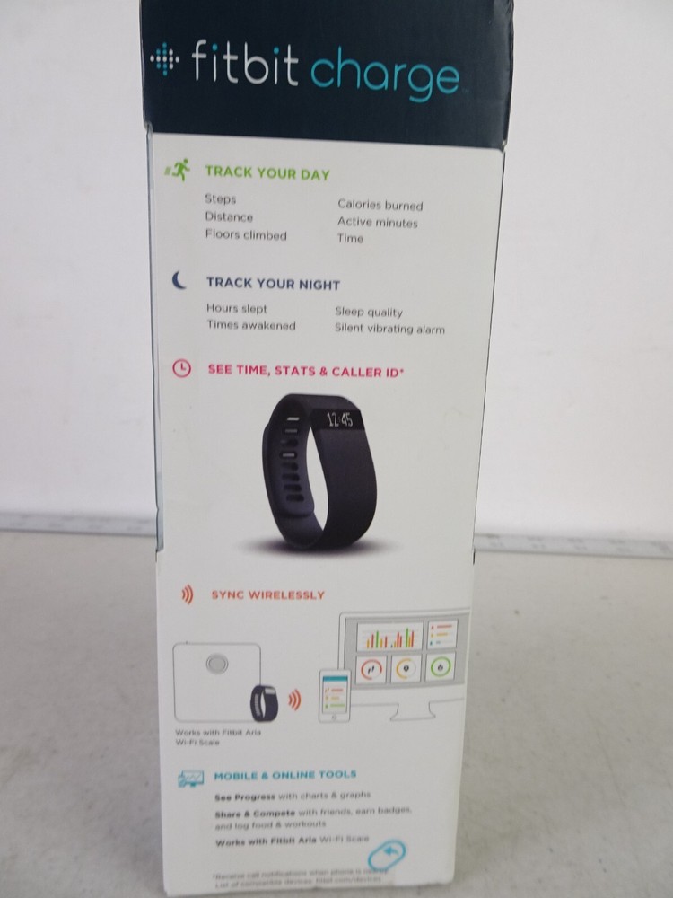 Fitbit Charge Wireless Activity Tracker Small Red (Maroon) - New in Box