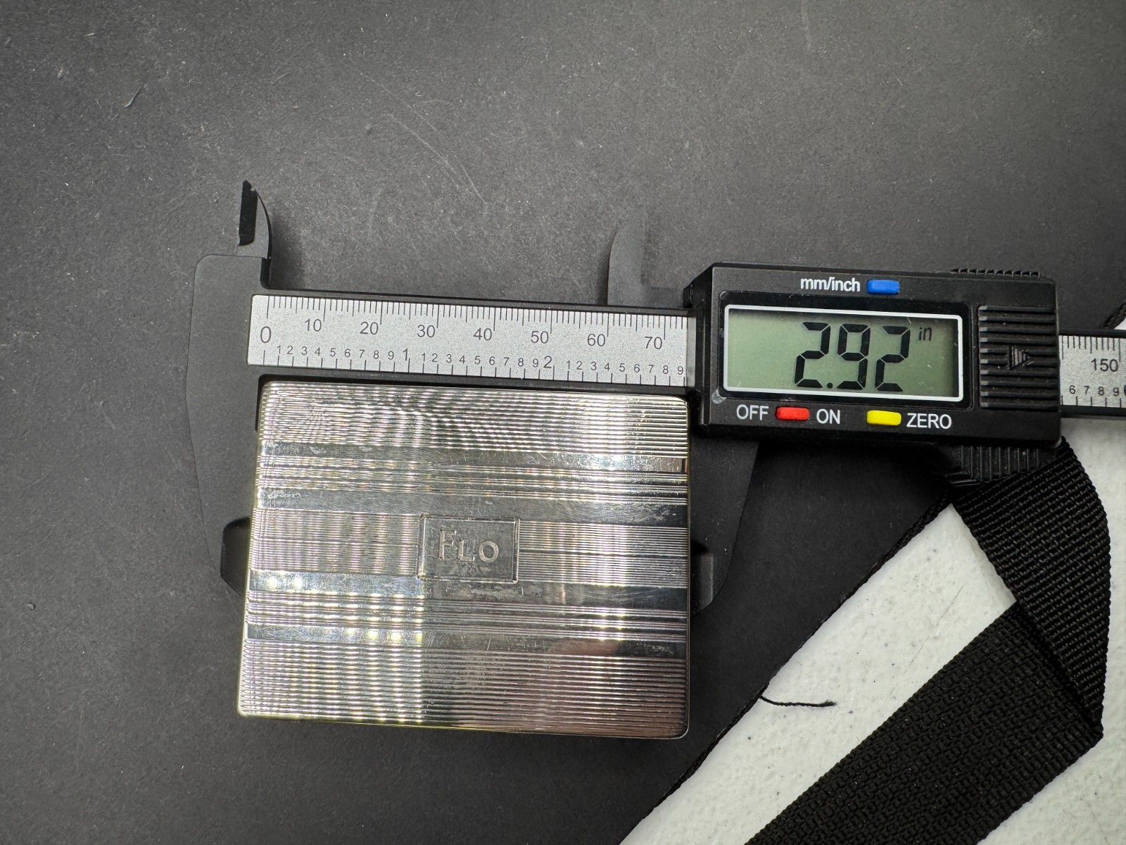 Vintage Tiffany & Co. Sterling Silver 925 Cigarette Case W/ Monogram 2.92"x2.23"