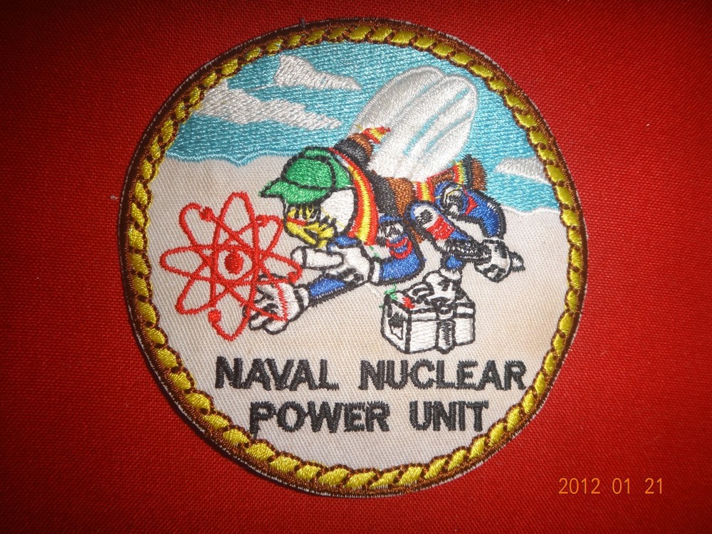 US Navy Patch NAVAL NUCLEAR POWER UNIT