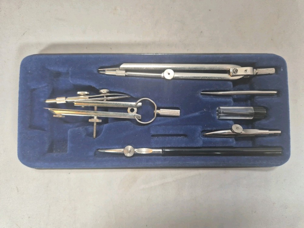 Vintage PYTHAG Geometry Set Compass Drafting Instruments – Made in Germany