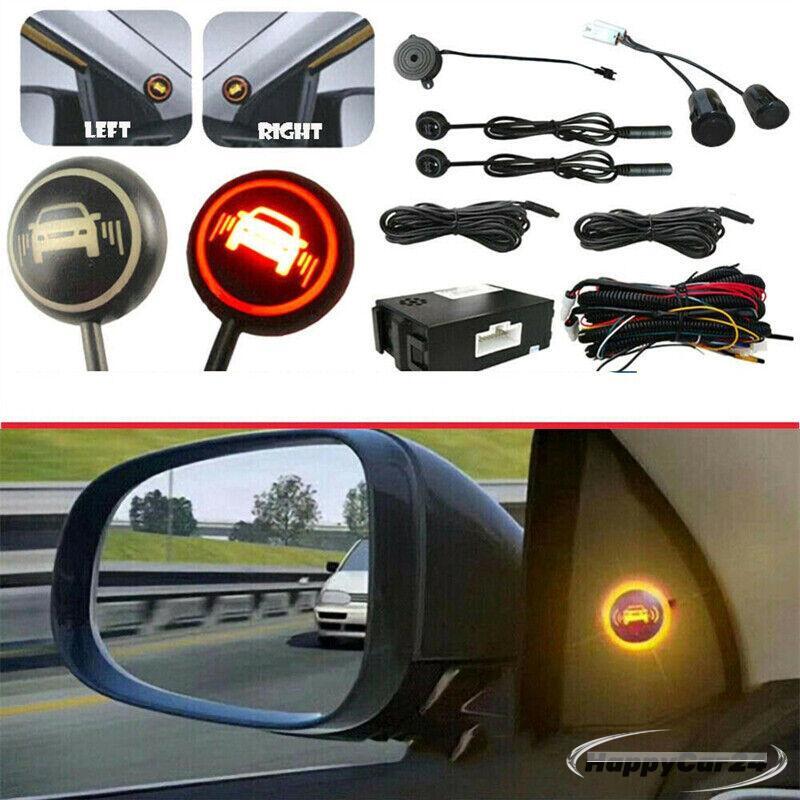 New Universal Blind Spot Sensor Warning System Radar Monitoring Detection Set