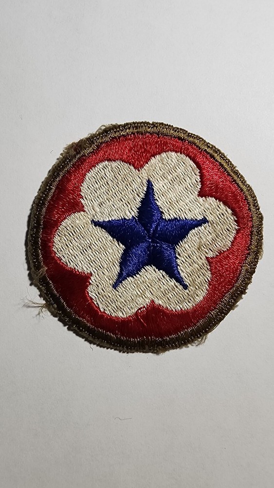 WWII US Army Service Forces Patch Green Border Variation WWII