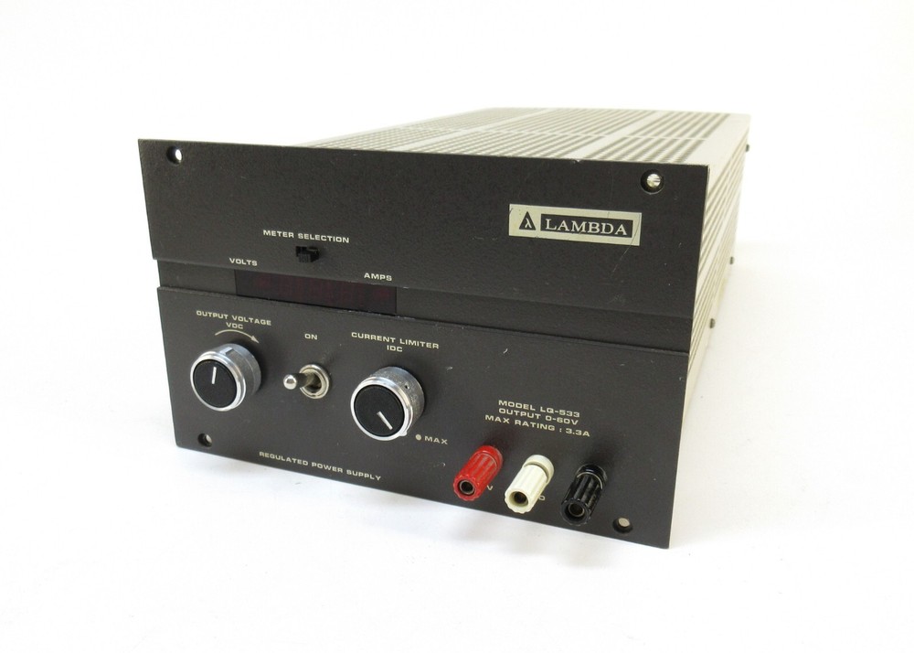 Lambda LQ-533 Regulated Power Supply 0-60V, 3.3A