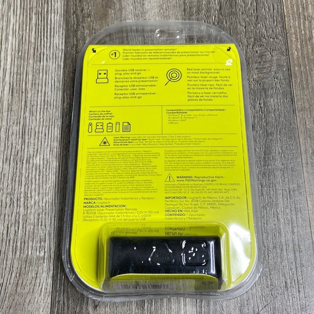 logitech r400 laser presentation remote