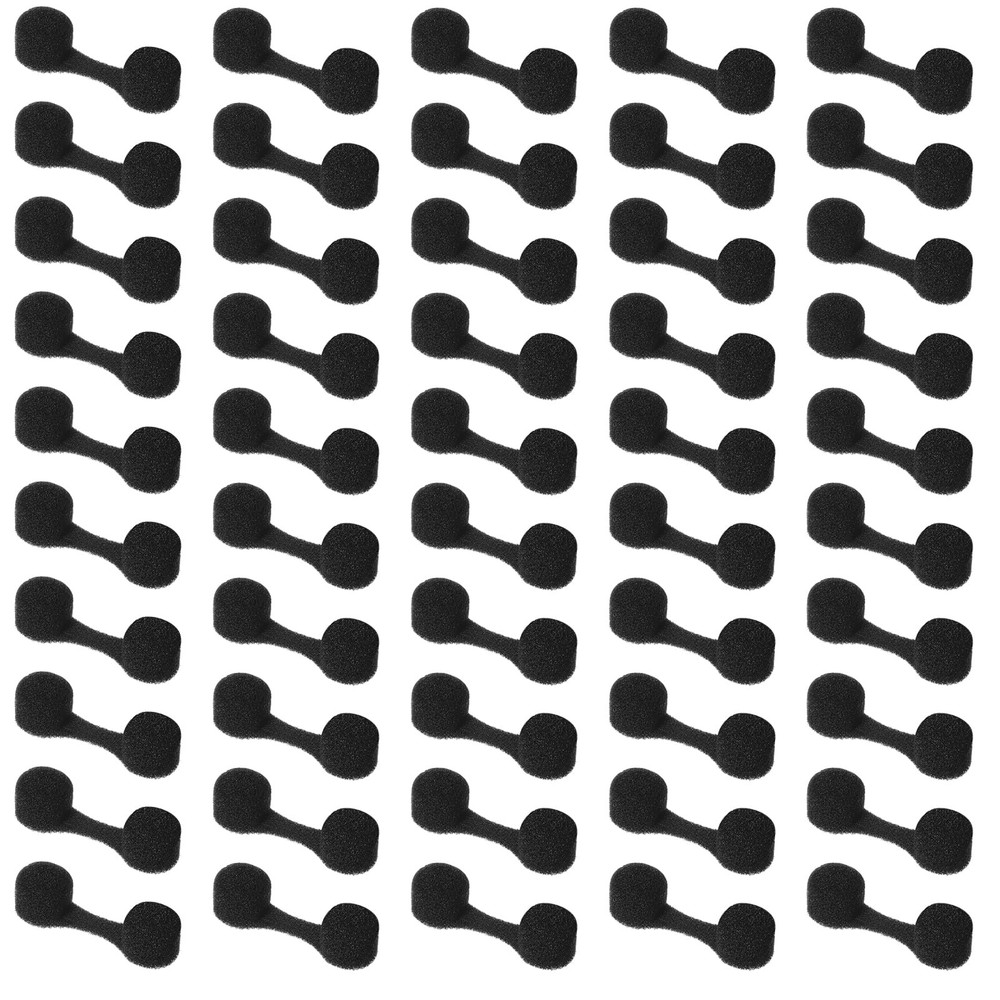 ElevateTech 50Pcs Nose Plug Filter, Disposable Filter onesize, Black
