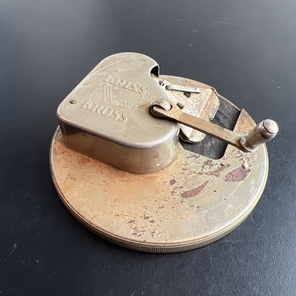 Vintage Kriss Kross Razor Blade Sharpener Works