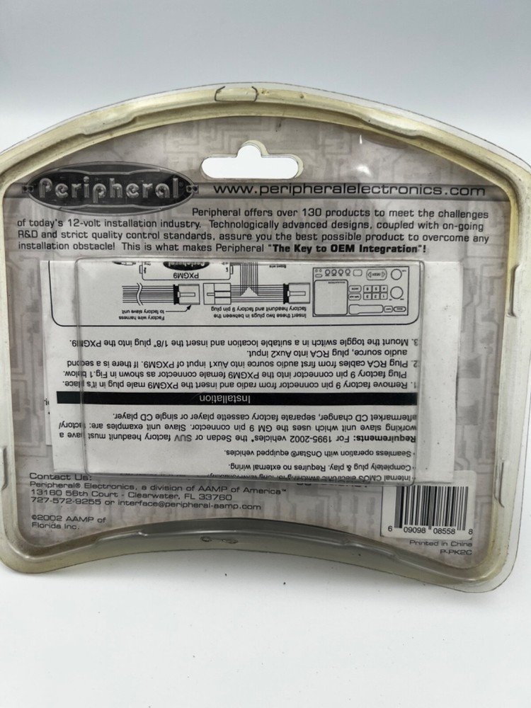 PERIPHERAL Pxgm9 95-2002 GM9 General Motors Aux Audio Input Interface Source