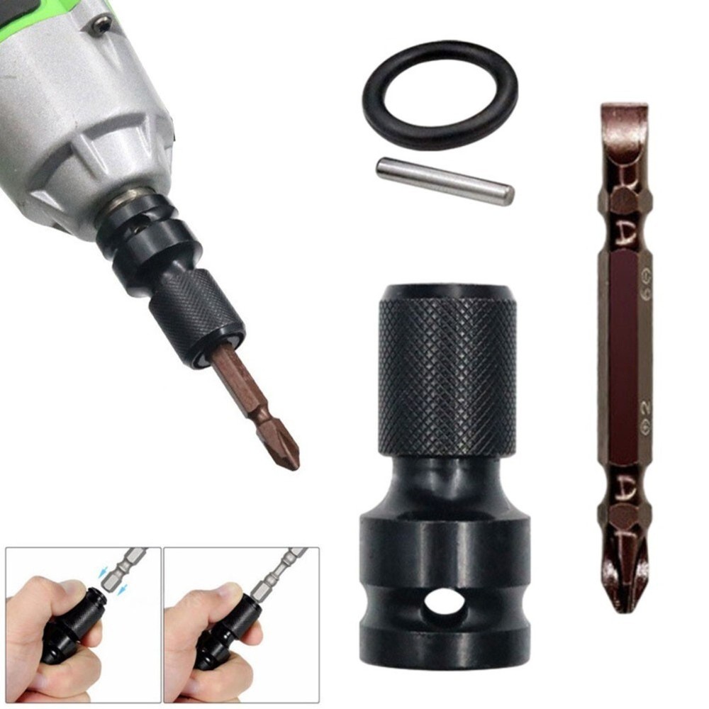 Convert Wrench Into Drill With Socket Adapter Easy And Efficient Kit