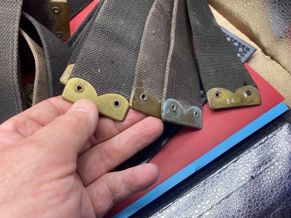 Original WW1 British Army 1908 Pattern Equipment Straps - Approx 49" Long