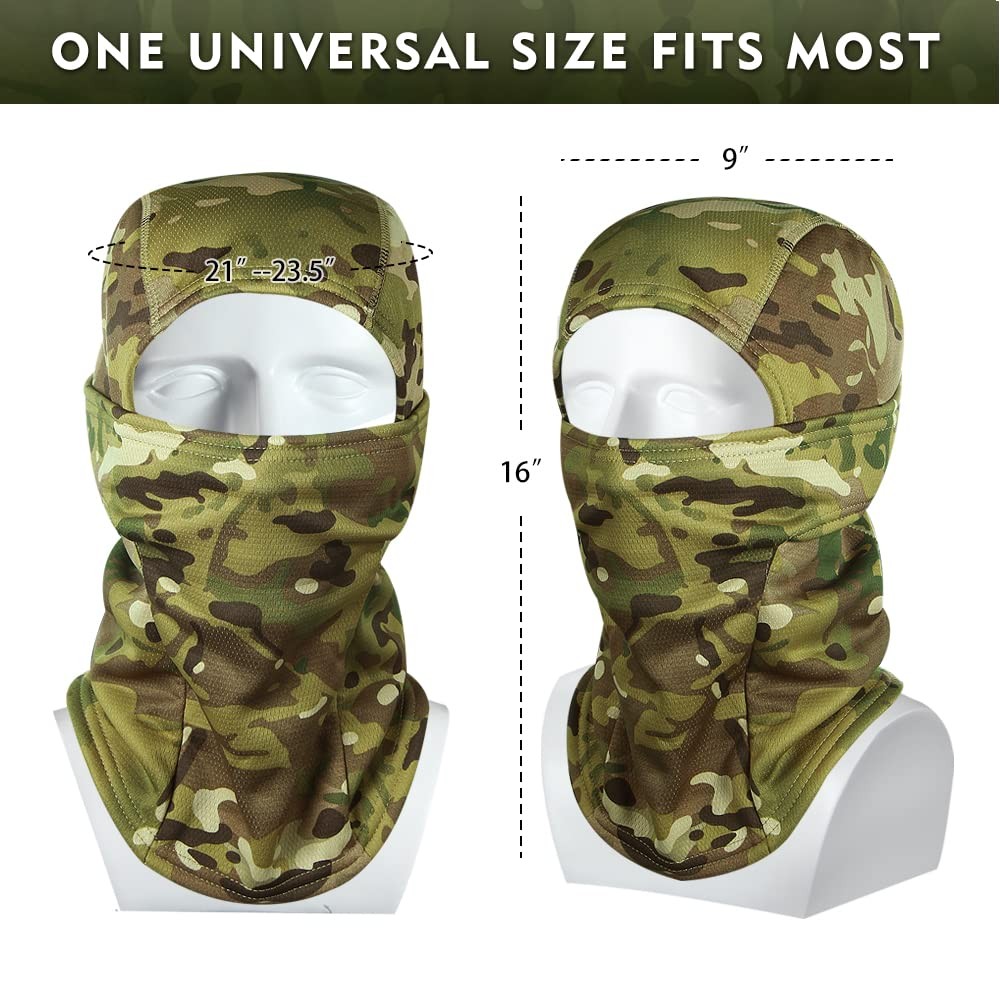 Fleece Lined Thicker Balaclava Ski Mask, Winter One Size, Winter-acp Camo