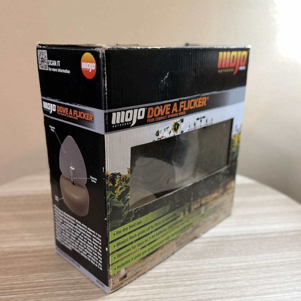 Mojo Decoys Dove A Flickers 4 Units Includes Box
