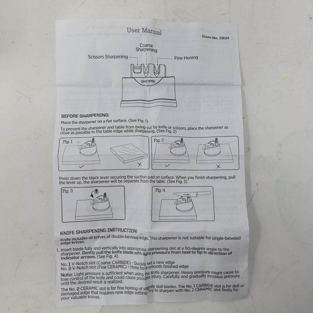 Kitchen Knife Scissors Sharpener Sharpening Tool for Straight & Serrated Knives