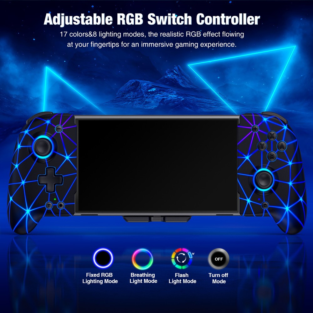 Wireless Joypad Controller,One-Piece Controller for for Nintendo Switch/OLED