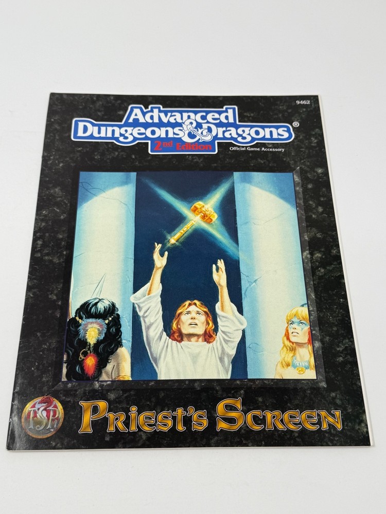 TSR Priest's Screen Advanced Dungeons and Dragons 2nd Ed. Complete 9462